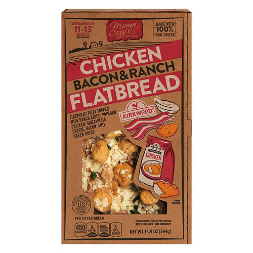 Mama Cozzi's Pizza Kitchen Red Bag Chicken Bacon Ranch Flatbread